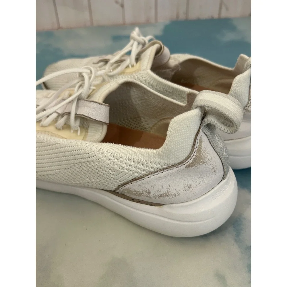 Cole Haan Zerogrand Wingtip Stitchlite‎ Oxfords White Women's Size 8.5 B W18212